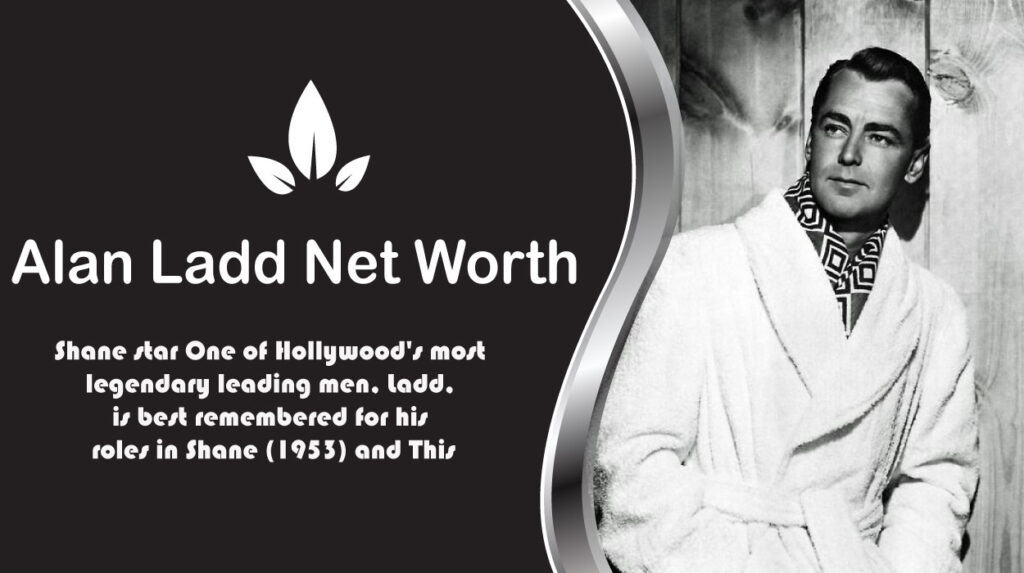 Alan Ladd Net Worth at Death