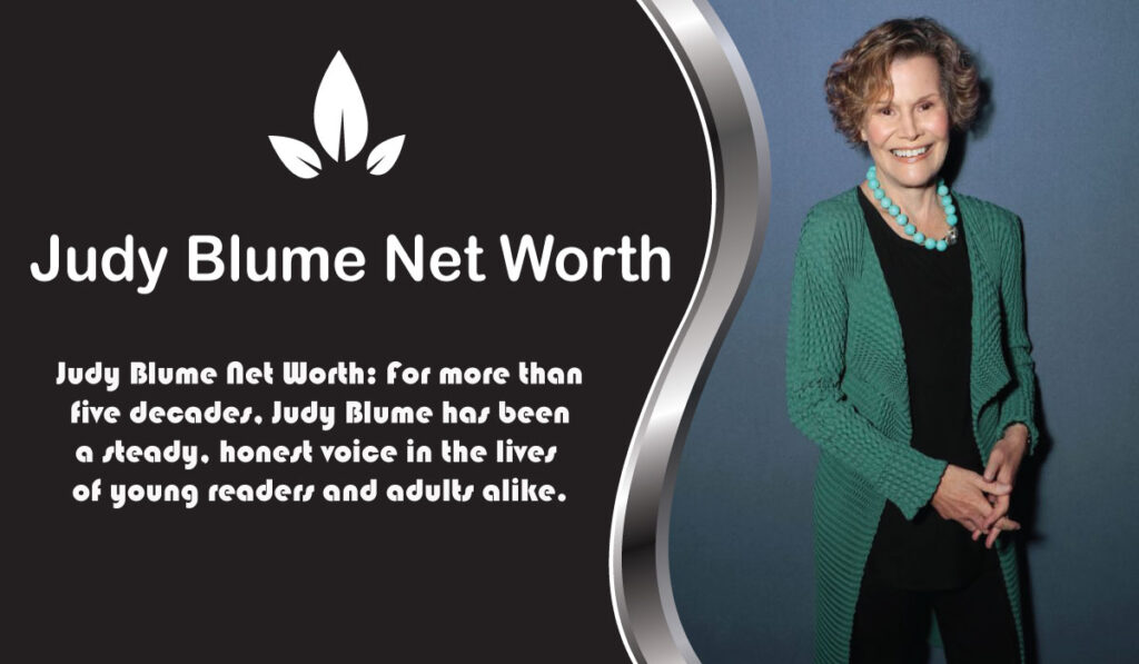 Judy Blume Net Worth